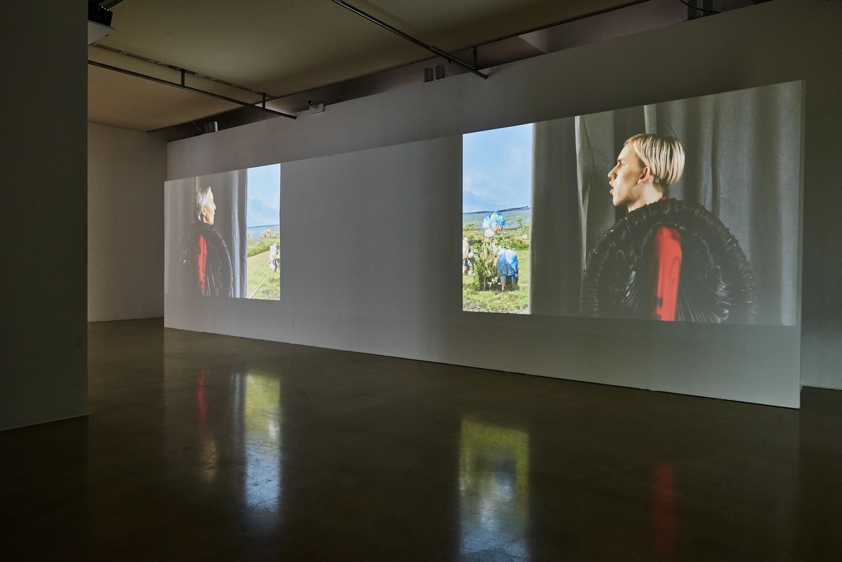 Mouthless Part II, 2021 Three-channel video installation, 23:08 min