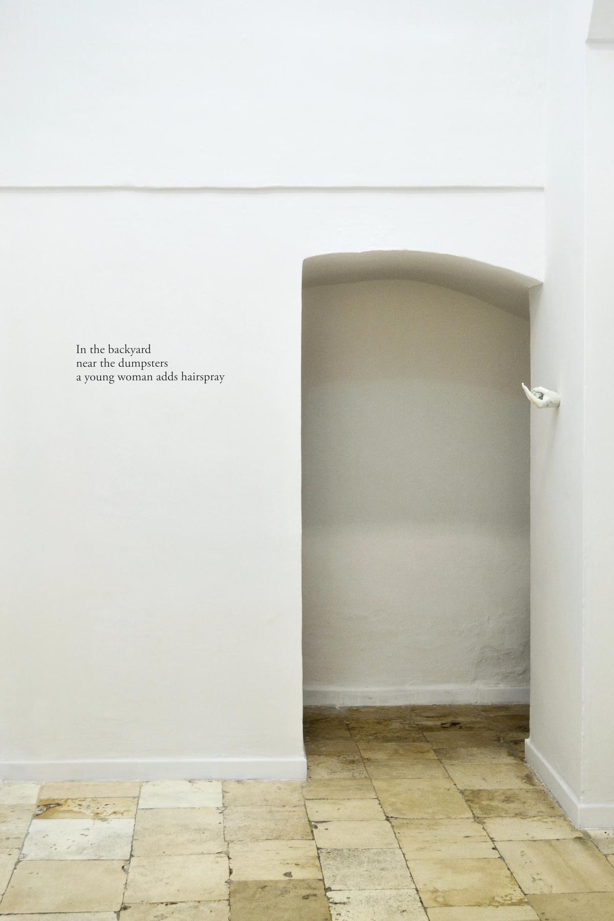 Seminal bricolage (first attempt), FOOTHOLD, Curated by: Like a little disaster, [exhibition view]