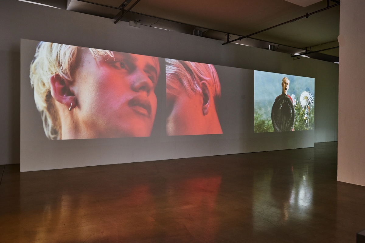 Mouthless Part II, 2021 Three-channel video installation, 23:08 min