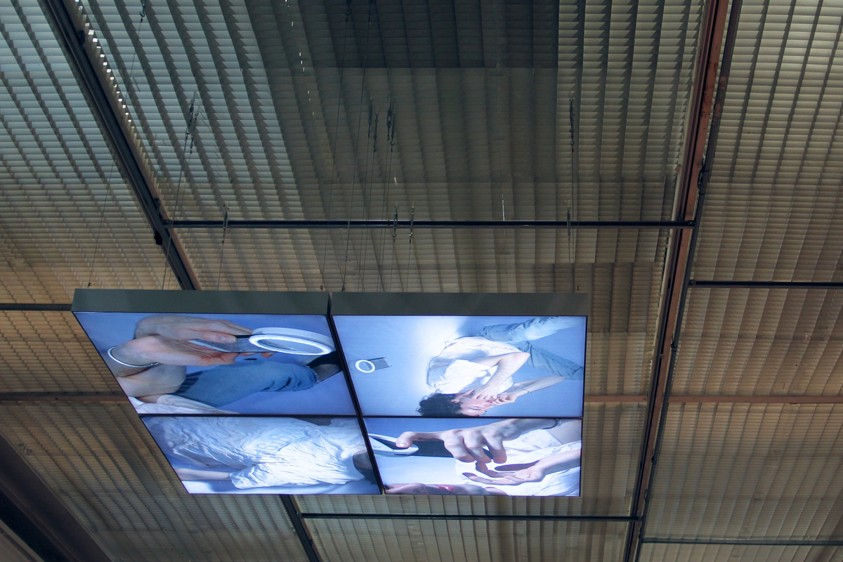 YGRG 14X: reading with a single hand, 2017 [installation view]