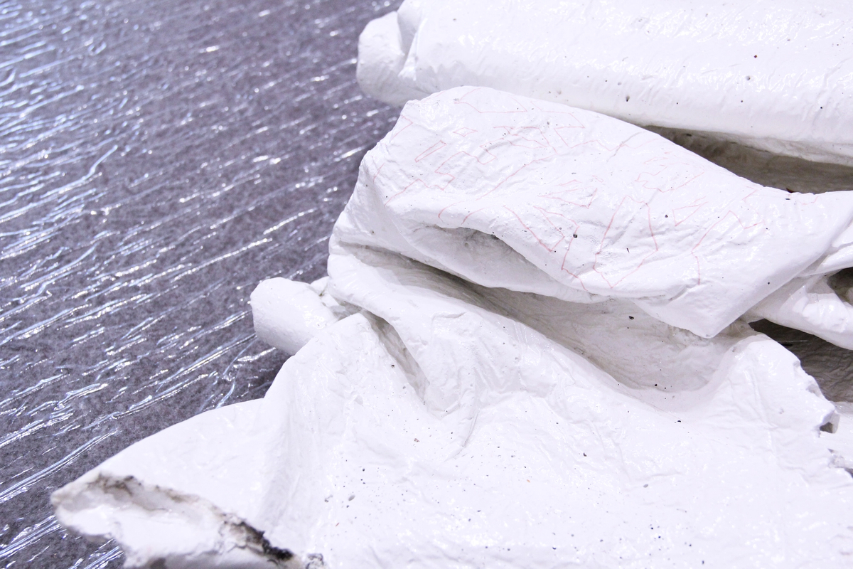  Ai reconstruct Ai bed frame from the broken pieces of old regimes., 2016


CONCRETE, ACRYLIC PAINT, GRAFFITI MARKER (73 x 45 x 17 cm) 


 A cyclone in a house erected for perpetuity, 2016



 IFF LAB SAMPLE BOTTLE  [PRODUCED IN COLLABORATION WITH CLEMENCE DE LA TOUR DU PIN AND INTERNATIONAL FLAVOURS AND FRAGRANCES INC. NEW YORK], DIFFUSER STICKS (25 x 3.5 x 3.5 cm)