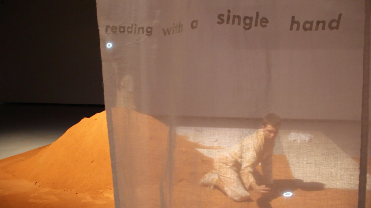 DOROTA GAWĘDA & EGLĖ KULBOKAITĖ, YGRG 14X: reading with a single hand, 2017