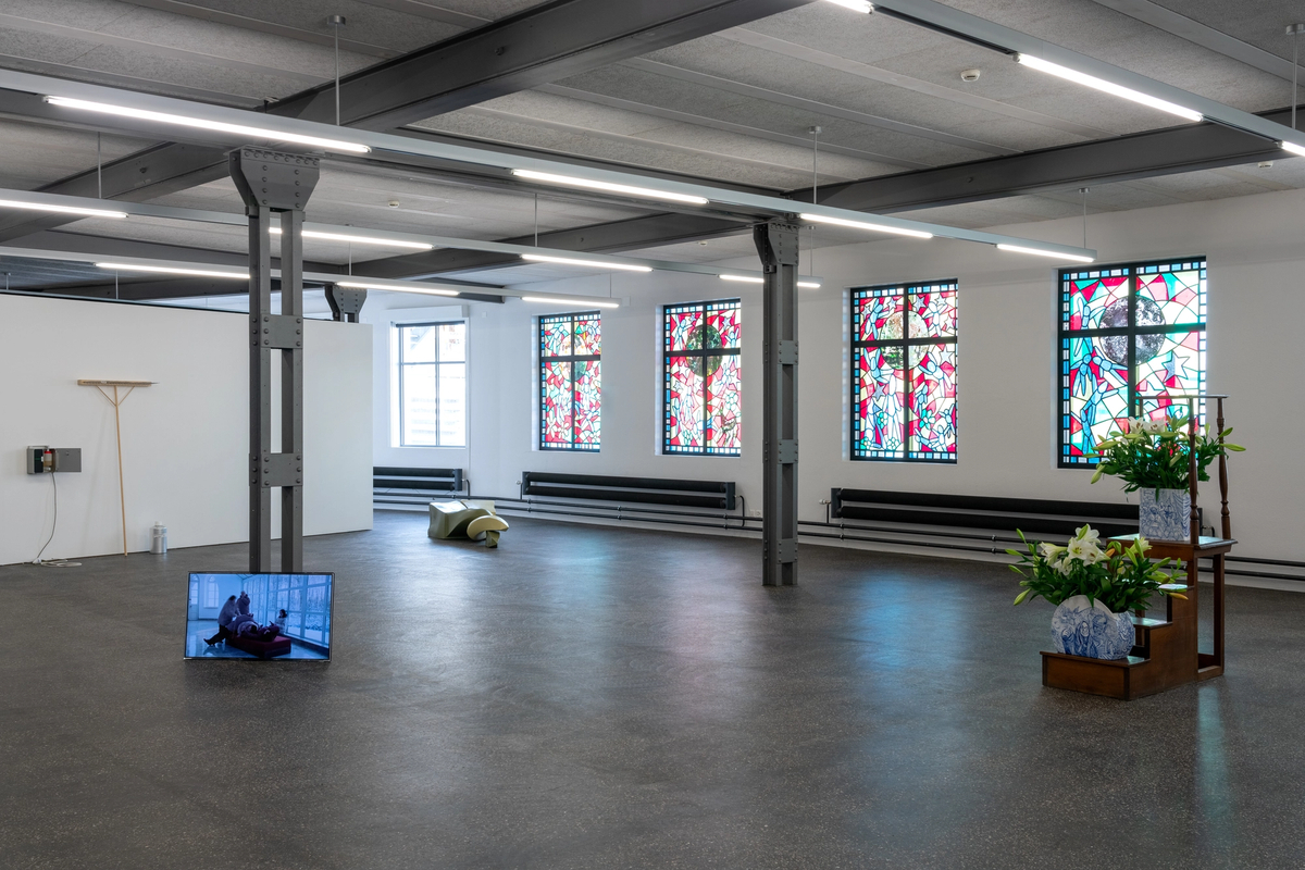 Eat the Museum, installation view, Alte Fabrik, Rapperswil (CH) 2020.

Photo: Niklas Goldbach