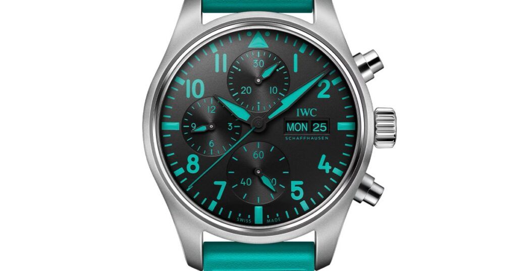 IWC Ceratanium material showcase featuring lightweight ceramic-titanium watch construction