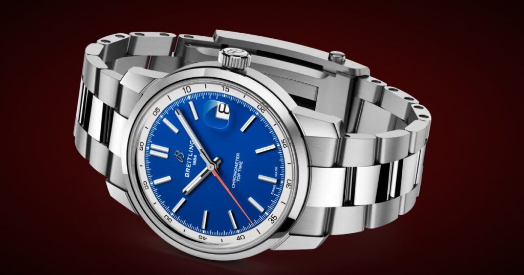 Breitling aviation-inspired luxury watch with bold design at La Maison Monaco