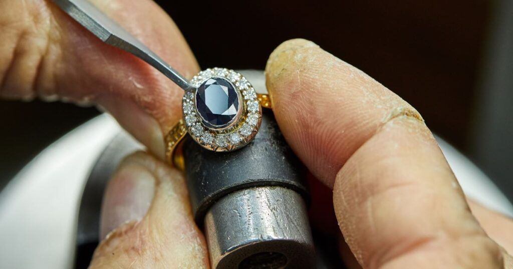 Expert ring repair and diamond setting security services at La Maison Monaco luxury jeweler