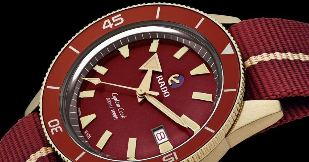 Rado Captain Cook 2017 reissue 37mm ceramic bezel vintage-inspired diver watch