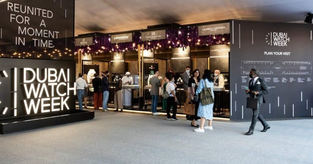 Dubai Watch Week 2024 international luxury watch fair with global brands and collectors