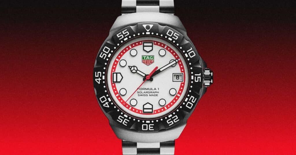 TAG Heuer Formula 1 Solargraph luxury solar-powered watch with modern sporty design
