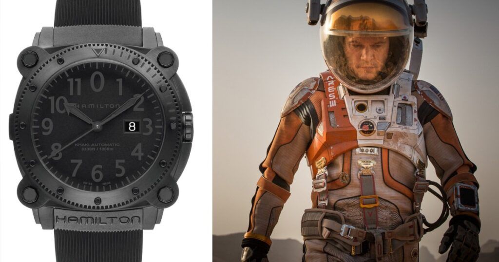 Hamilton Khaki Navy BeLOWZERO dive watch from The Martian 2015 movie