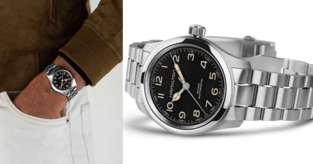Hamilton Khaki Field Murph 38mm automatic watch featured in Interstellar movie