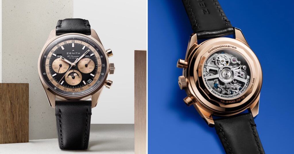 Vintage Zenith El Primero watch preserved through history at luxury watch retailer