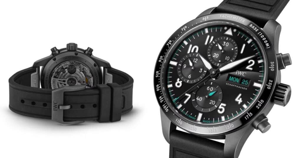 IWC Pilot's Watch Chronograph 41 Mercedes-AMG Petronas F1 titanium luxury timepiece