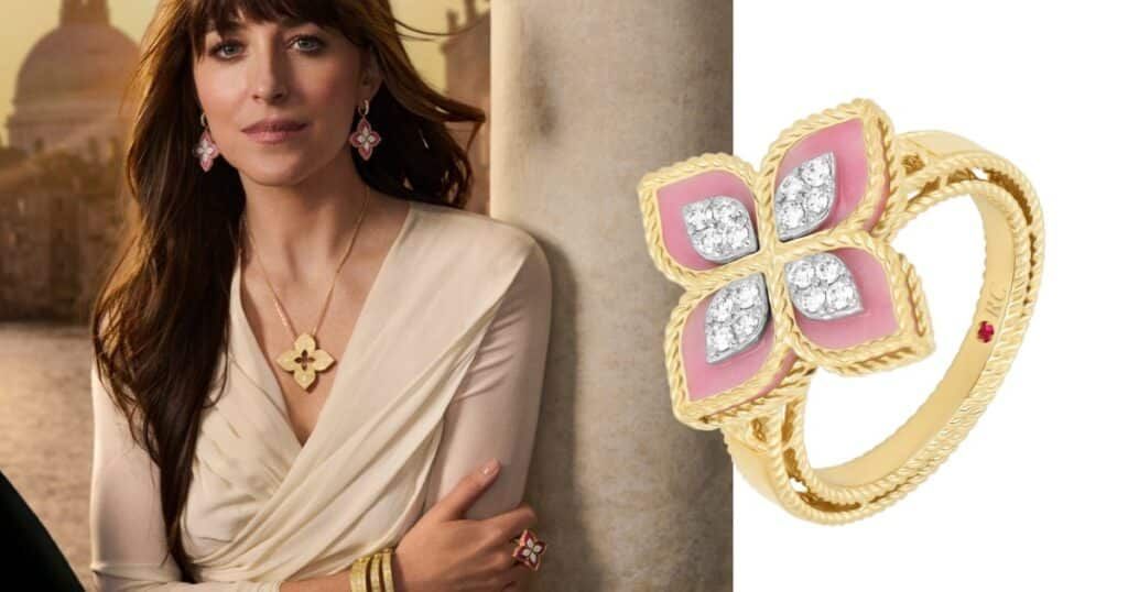Roberto Coin ring showing concealed ruby placement on interior band at La Maison Monaco