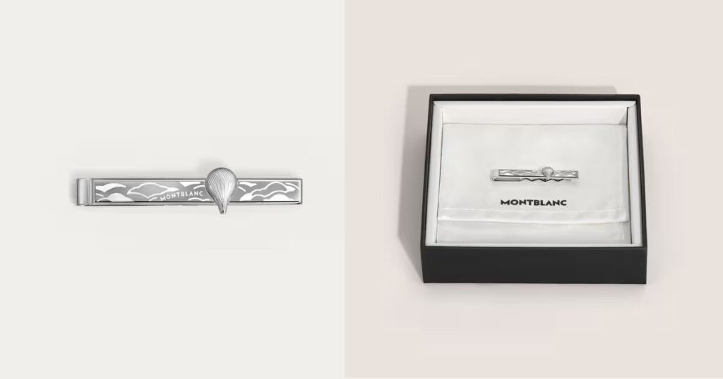 Montblanc tie bars and elegant accessories for refined professional style