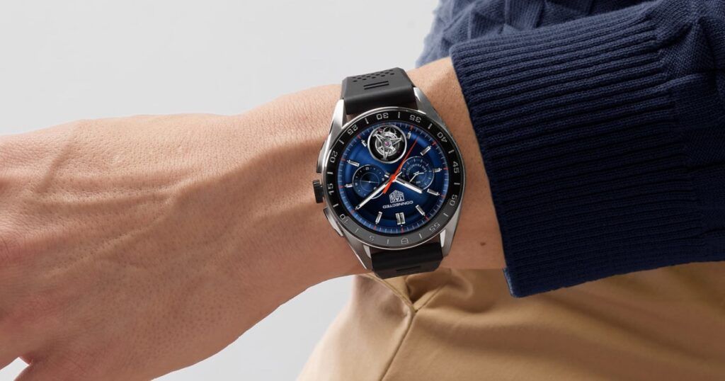 Vintage and modern luxury watches side by side for comparison at La Maison Monaco