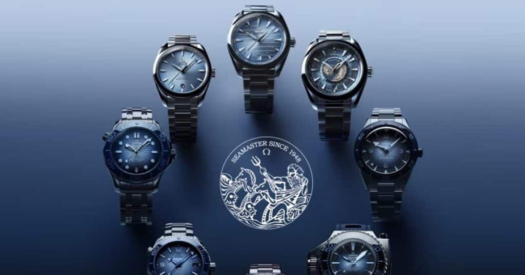Omega Seamaster Aqua Terra luxury watch with clean modern design for men and women