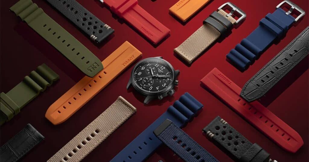 Premium Tissot watch featuring sapphire crystal and Swiss construction materials