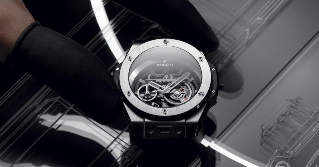 Hublot Big Bang MECA-10 Frosted Carbon 42mm avant-garde luxury timepiece