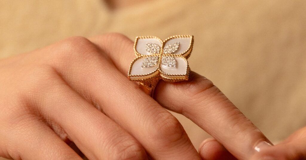 Luxury engagement rings and fine jewelry displayed for special occasions in Canada
