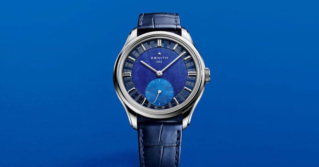 Zenith G.F.J. luxury watch tribute to founder Georges Favre-Jacot