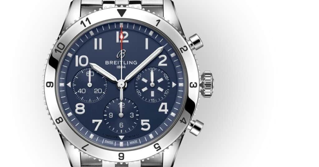 Breitling Classic AVI Tribute watch inspired by WWII Vought F4U Corsair aircraft