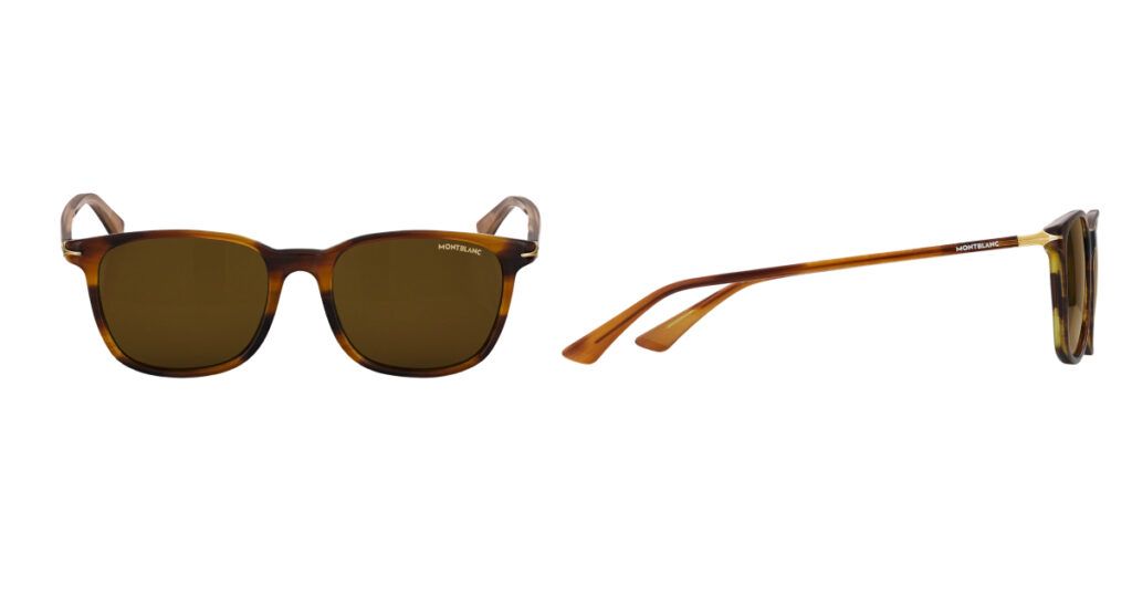 Montblanc luxury eyewear collection displayed at La Maison Monaco boutique