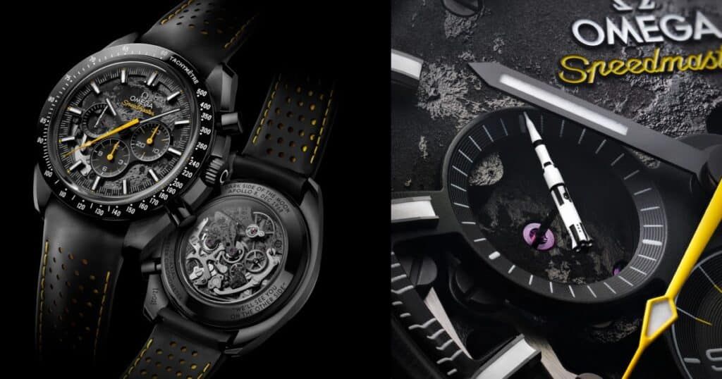 Omega Co-Axial chronograph movement calibre 9300 luxury watch mechanism