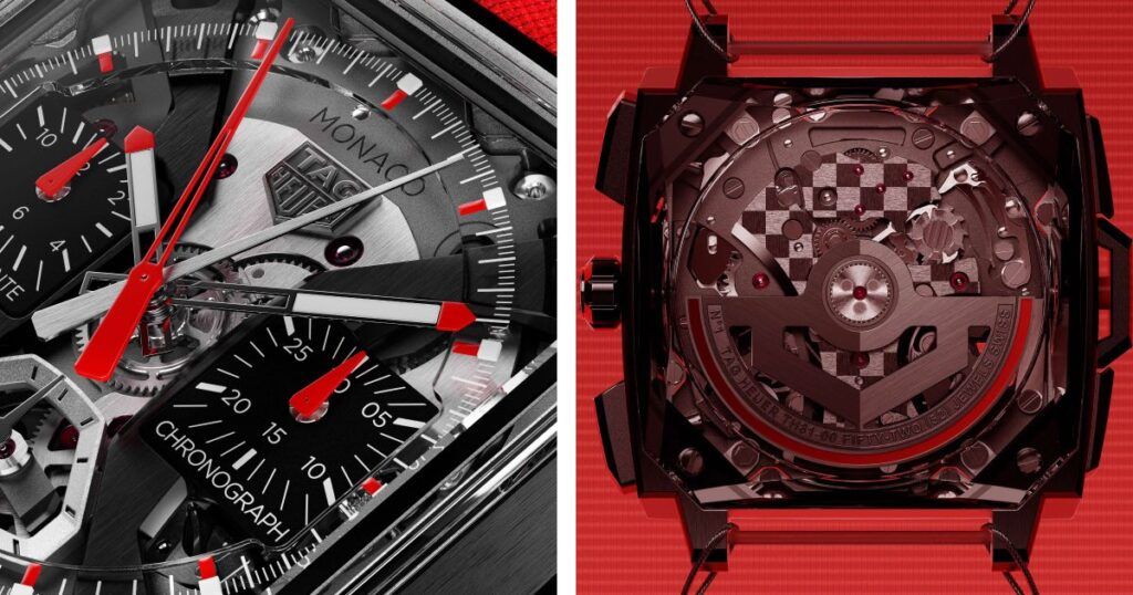 Rare TAG Heuer Monaco Split-Seconds F1 timepiece collectors watch