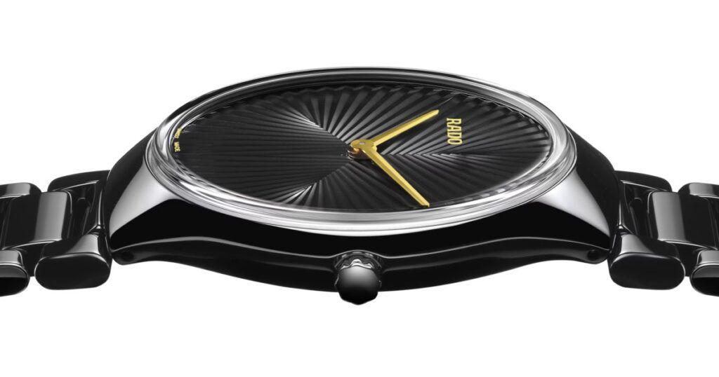 Rado high-tech ceramic luxury watch featuring innovative materials and design