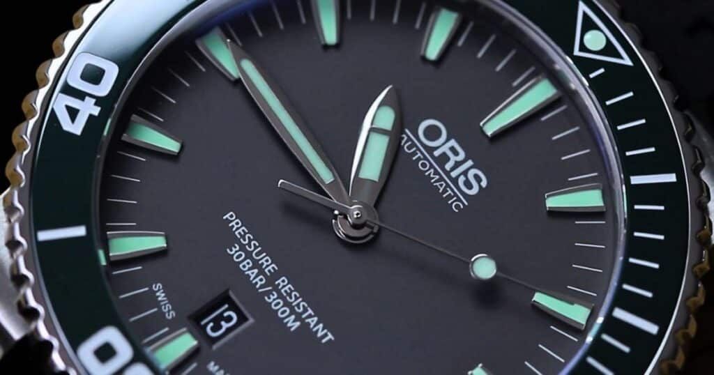 Oris luxury mechanical watch movement showcasing Swiss craftsmanship and precision engineering