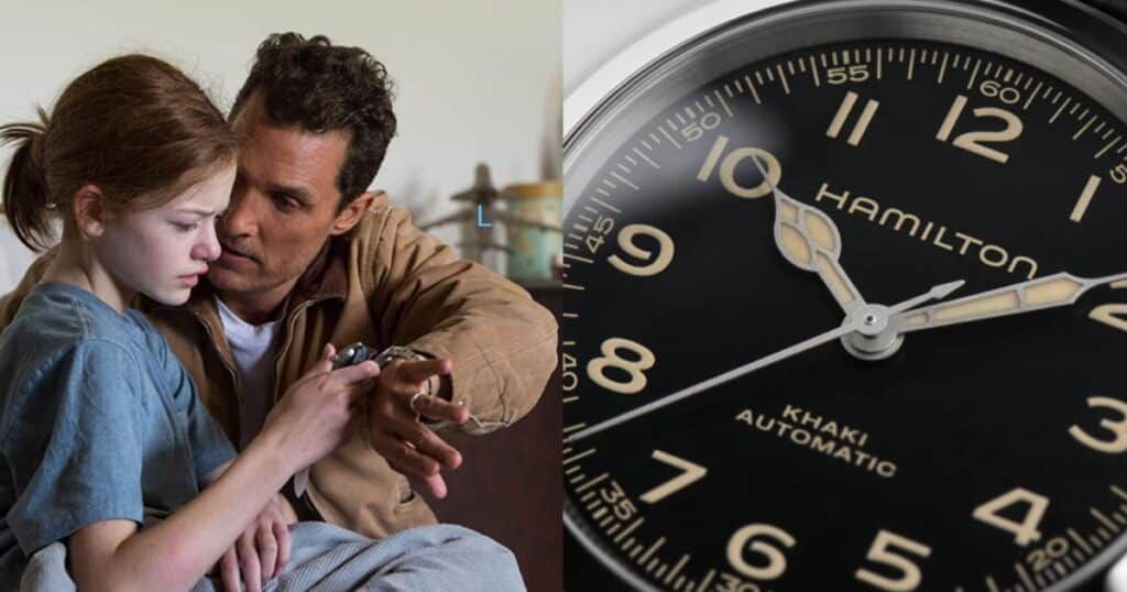 Hamilton Murph automatic watch featured in Interstellar 2014 Christopher Nolan film