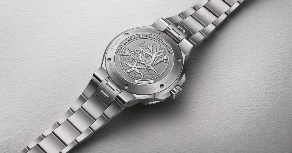 Oris Great Barrier Reef Limited Edition IV dive watch with Calibre 400 movement