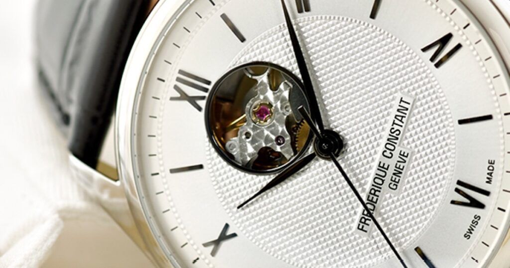 Frederique Constant Ladies Automatic Heart Beat luxury watch with elegant design