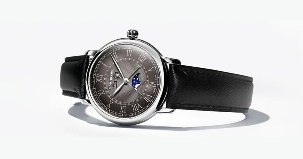 Montblanc watch collection display at La Maison Monaco Canada luxury retailer
