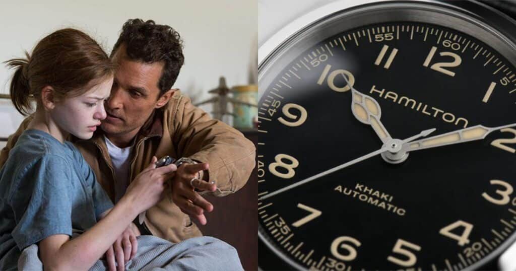 Hamilton Khaki Field watch from Interstellar film starring Matthew McConaughey
