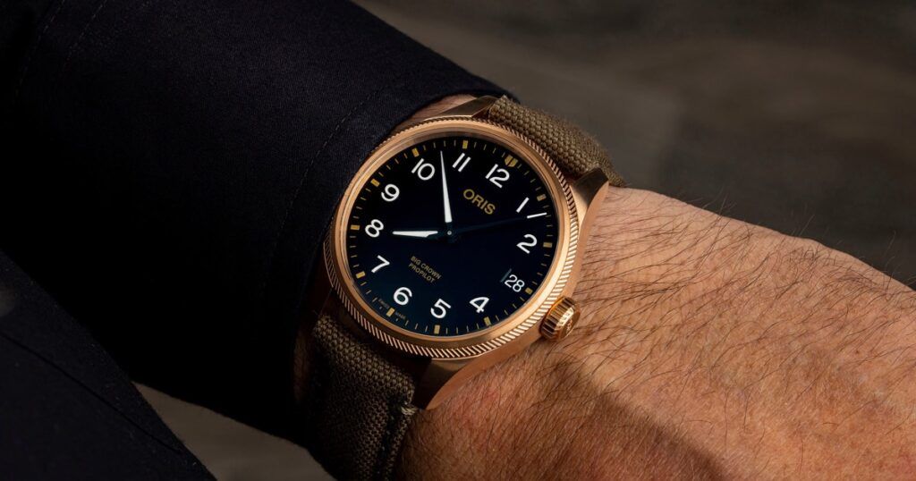 Oris independent Swiss watch brand logo and luxury timepiece craftsmanship display