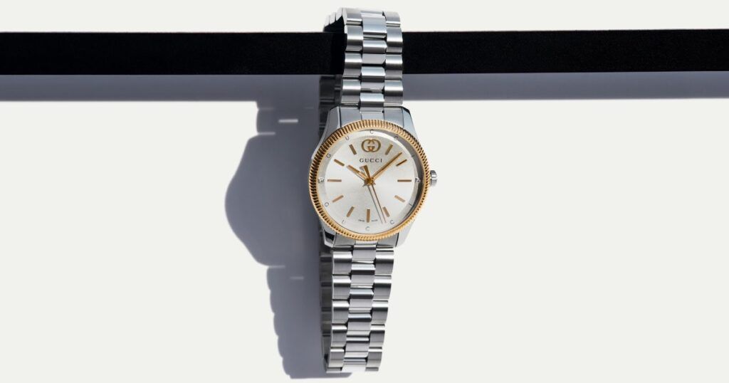 Gucci G-Timeless and 25H women's luxury watch collections at La Maison Monaco