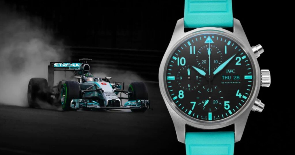 IWC branding at 2025 Canadian Grand Prix Formula 1 race in Montreal