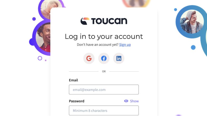 Native logins for Toucan