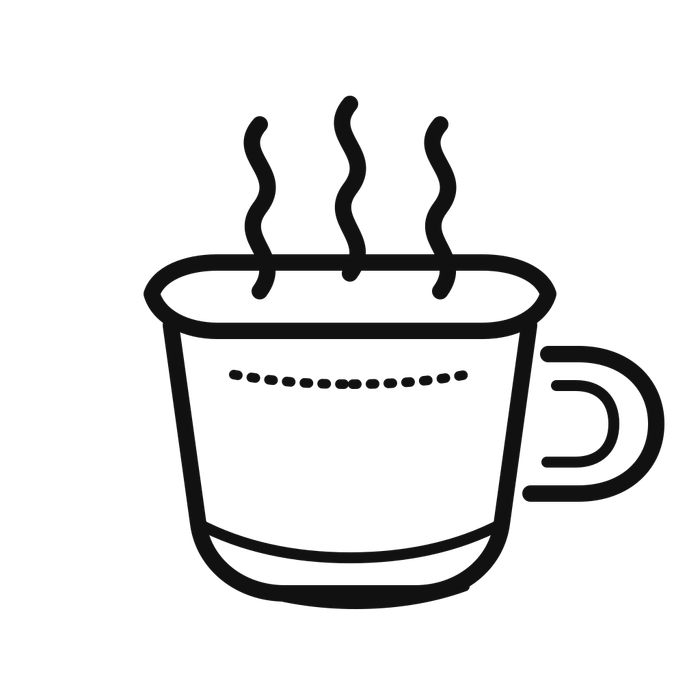 Gambar yang berisikan secangkir kopi yang umumnya ditemukan di kedai kopi