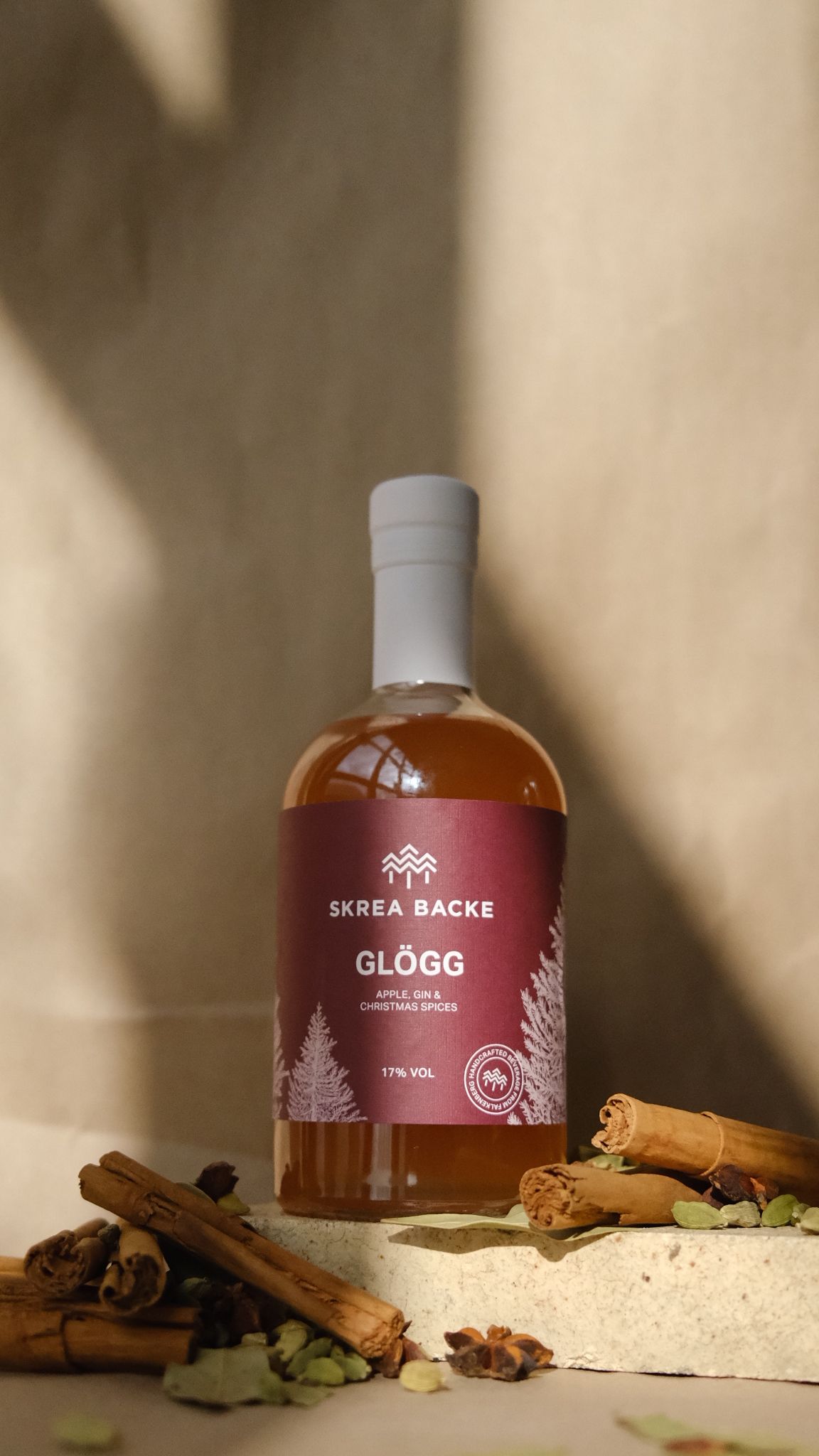 Bild på Skrea Backe Destilleris gin-glögg 2025