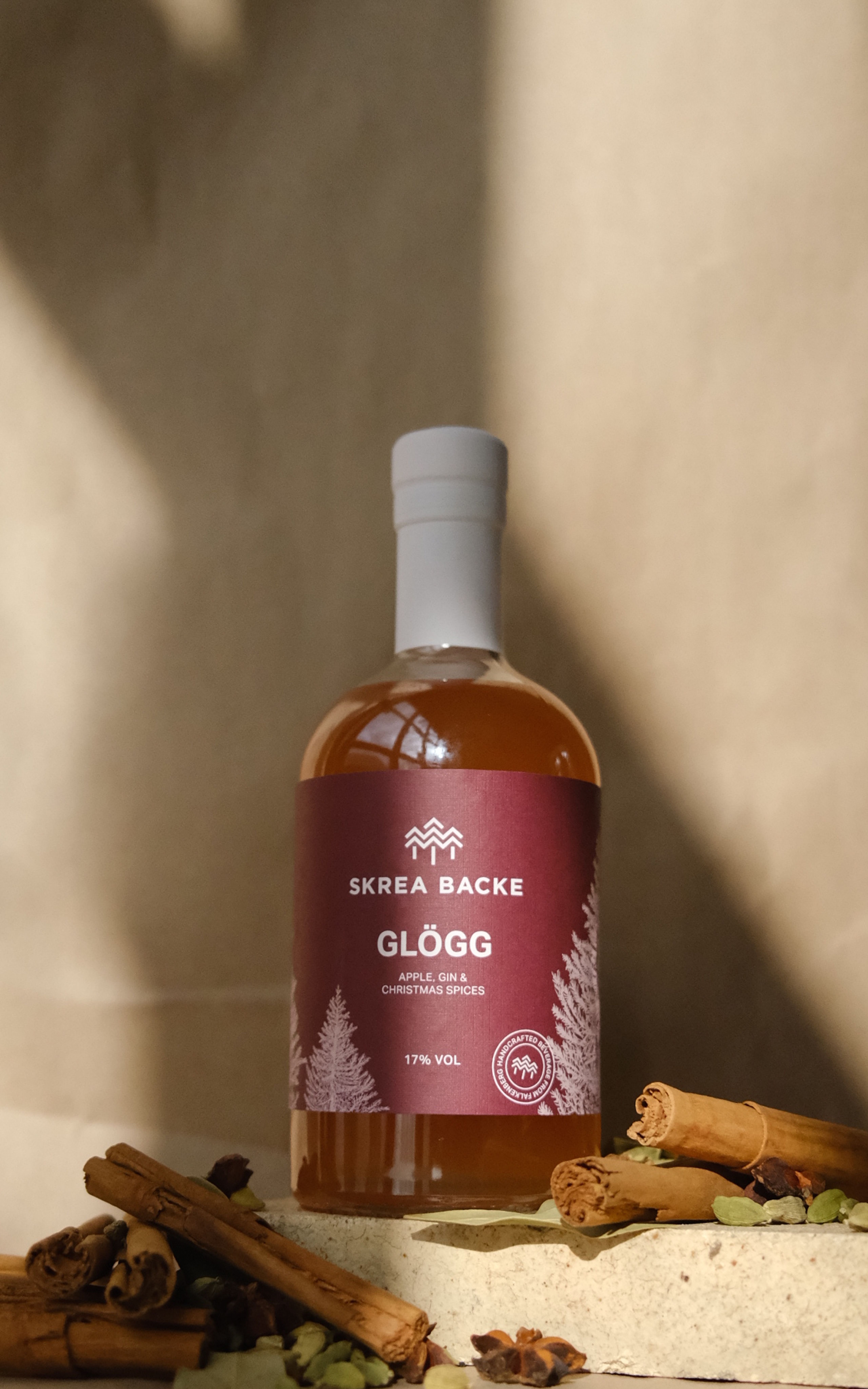 Bild på Skrea Backe Destilleris gin-glögg 2025