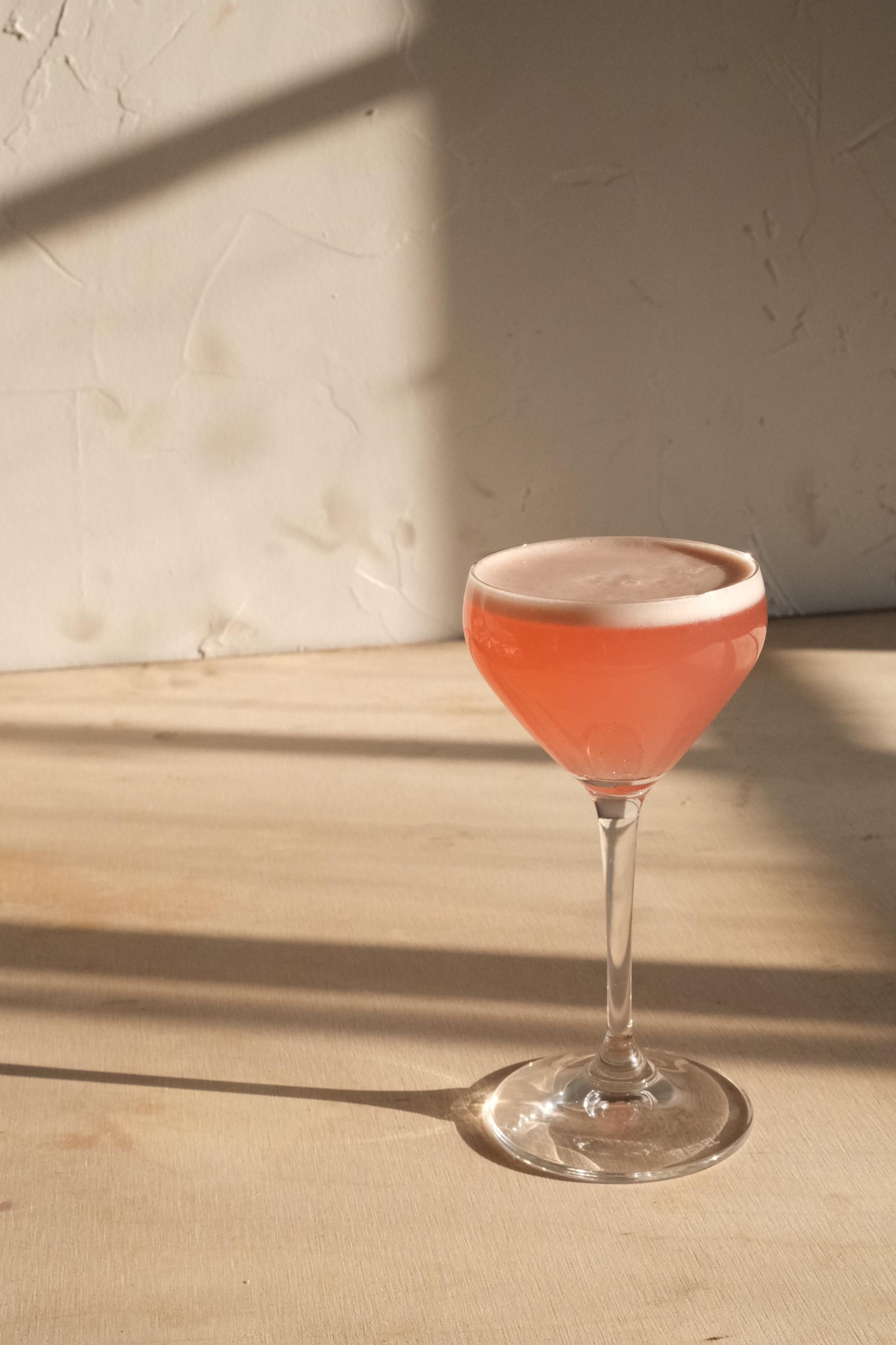 Bild på drinken skrea hallon gin fizz