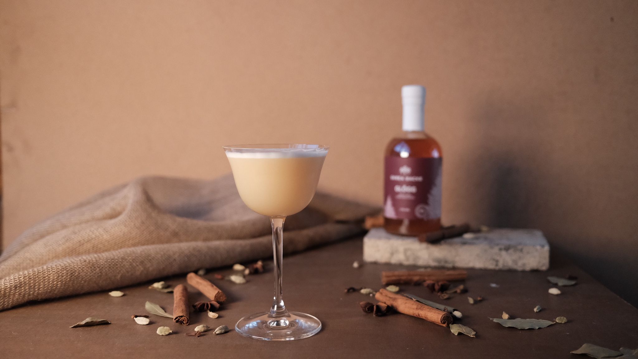 Cocktail på glögg sour