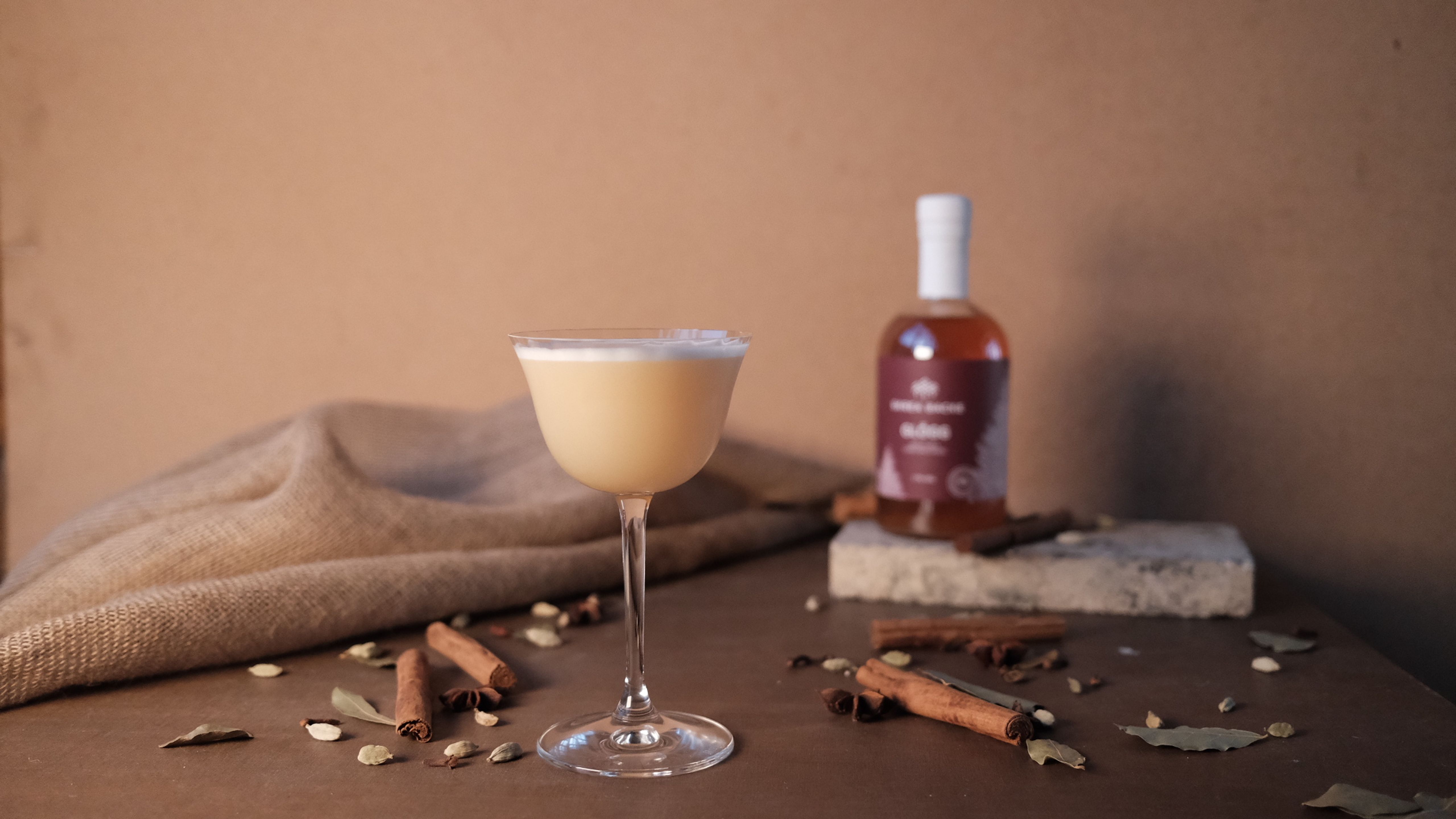 Cocktail på glögg sour