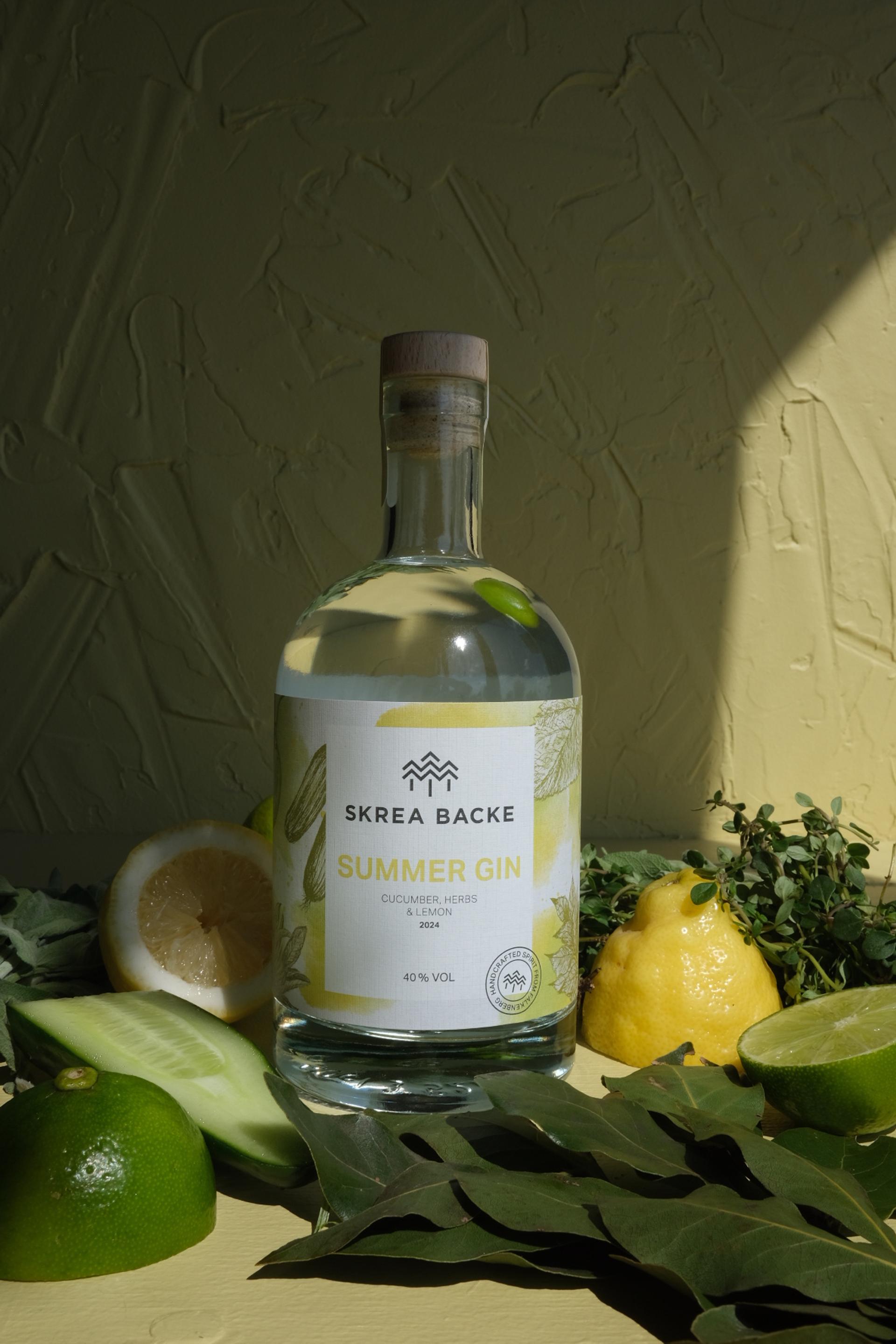 Somrig gin från Skrea Backe Destilleri