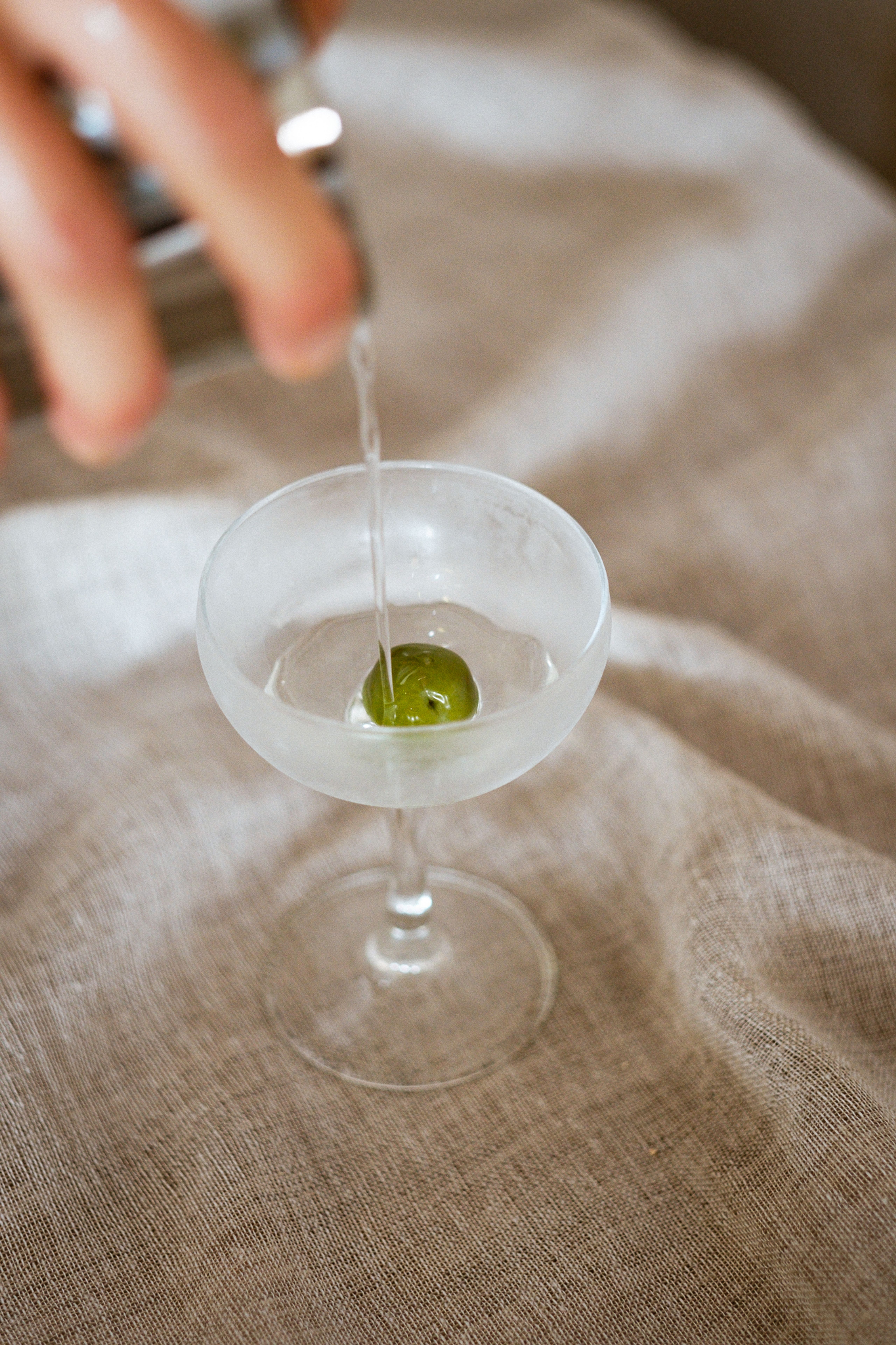 Bild på Skrea Dry Martini i ett iskallt glas