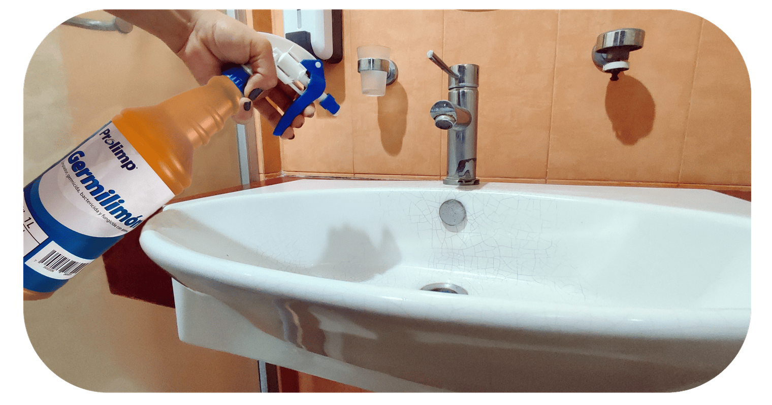 aplicar germilimon baño