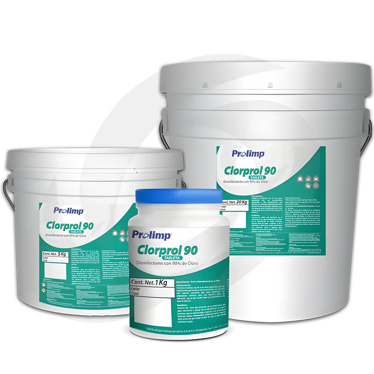 Clorprol 90 en tableta. Ácido Triclorisocianúrico